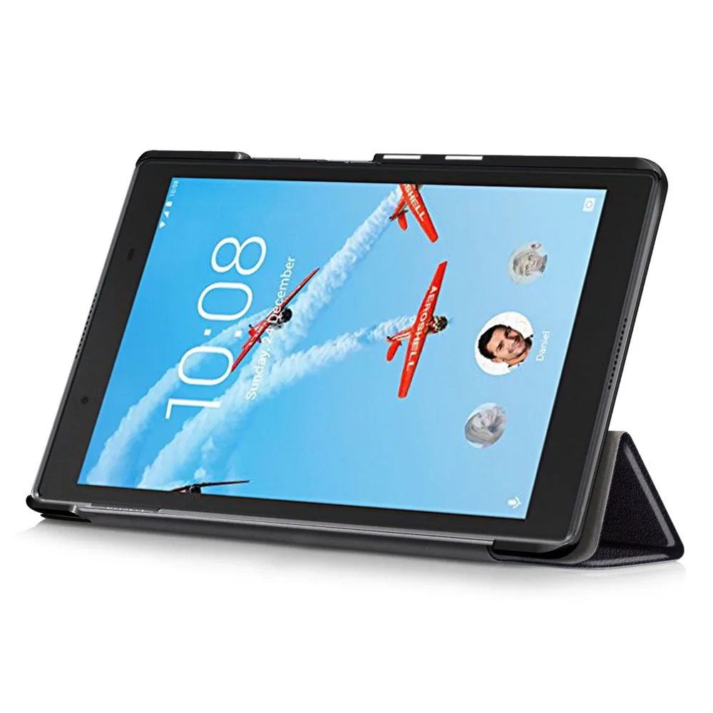 Tablet Accessories Case - Funda de cuero con soporte plegable
