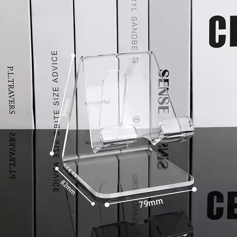 Tablet Stand Accessories - Soporte Transparente para Teléfono de Acrílico,