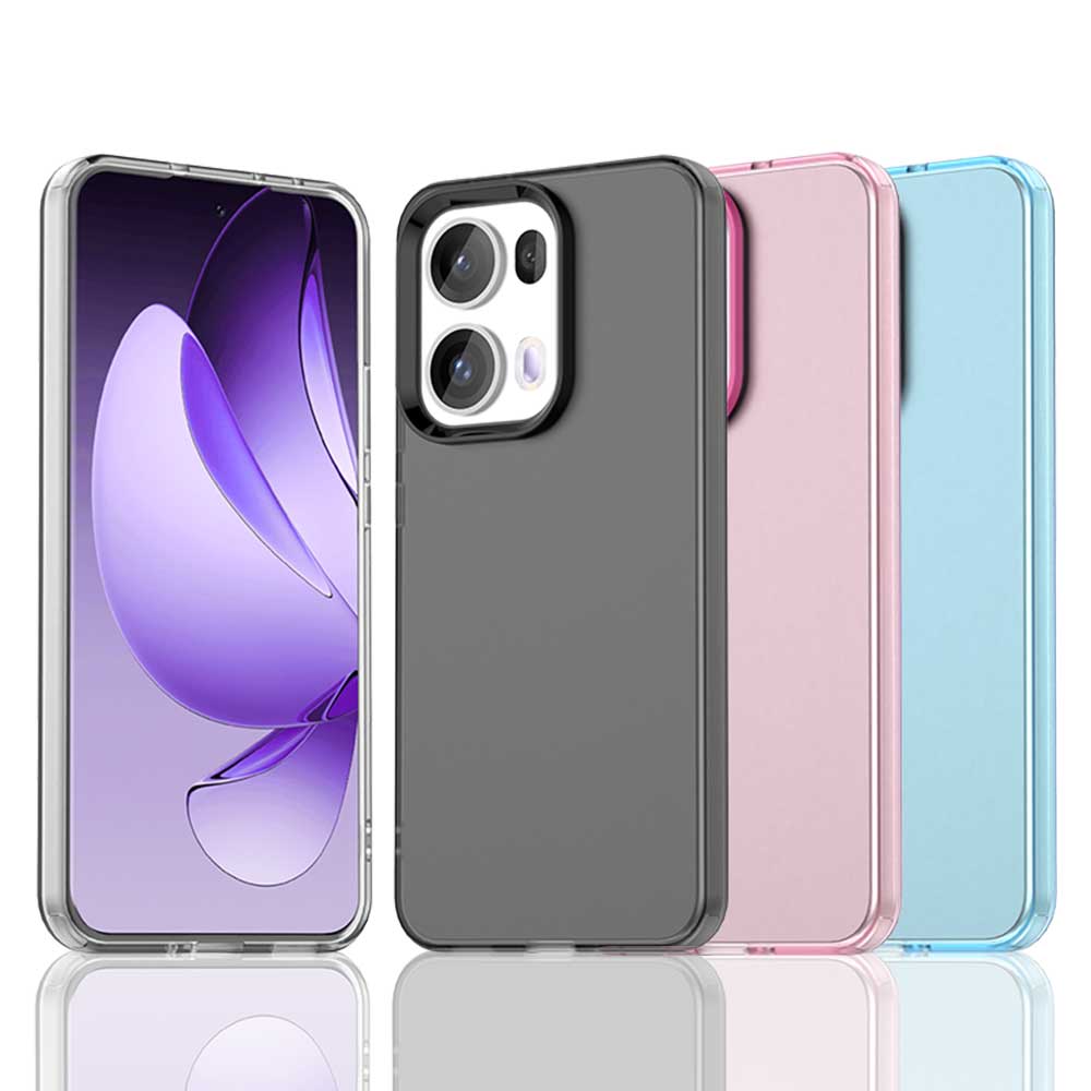 Oppo Reno 12 - Funda Translúcida Mate Color Caramelo para