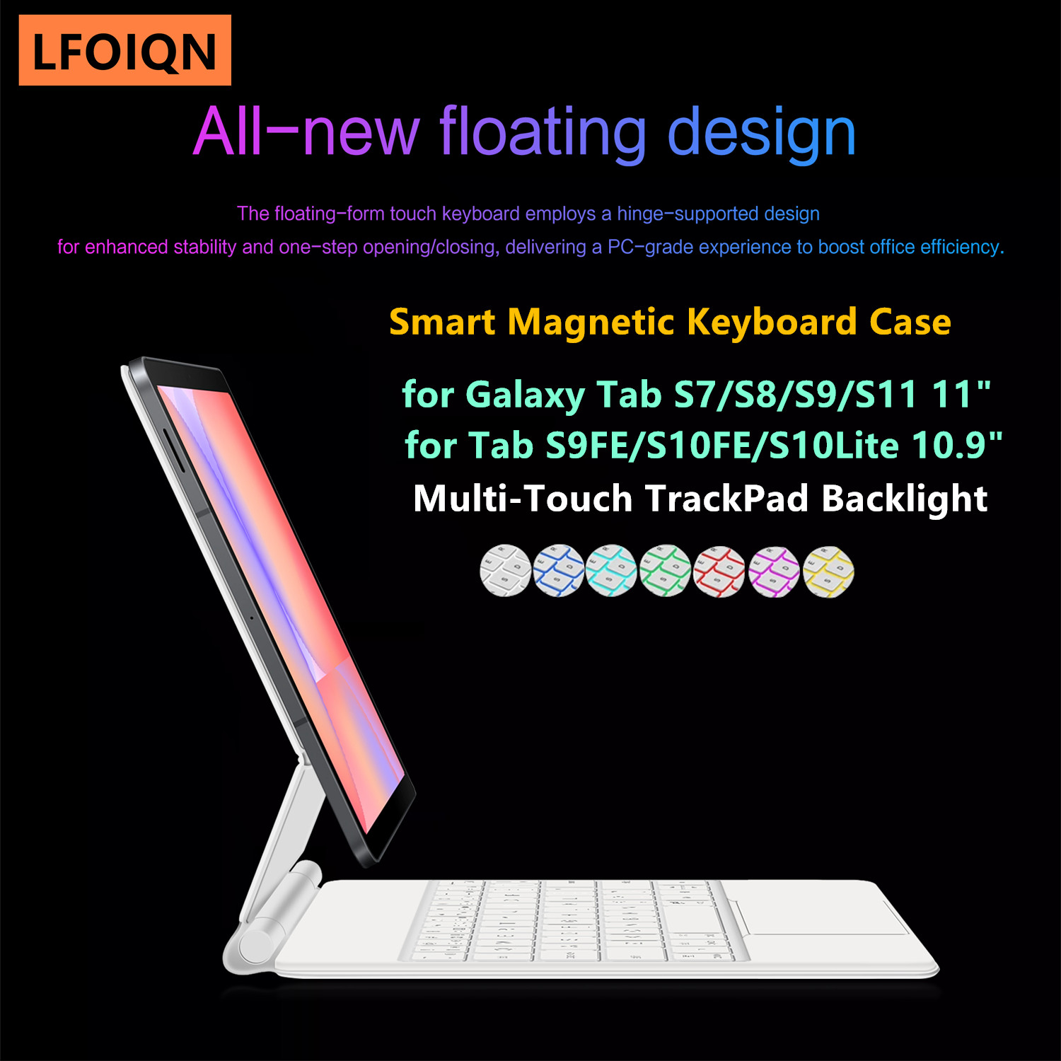 Tablet Accessories Samsung - Funda con Teclado Mágico LFOIQN para