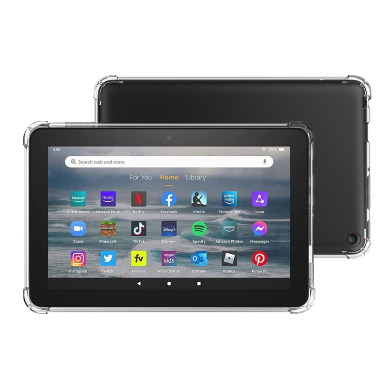 Tablet Accessories Amazon - Funda transparente para tableta Amazon Fire