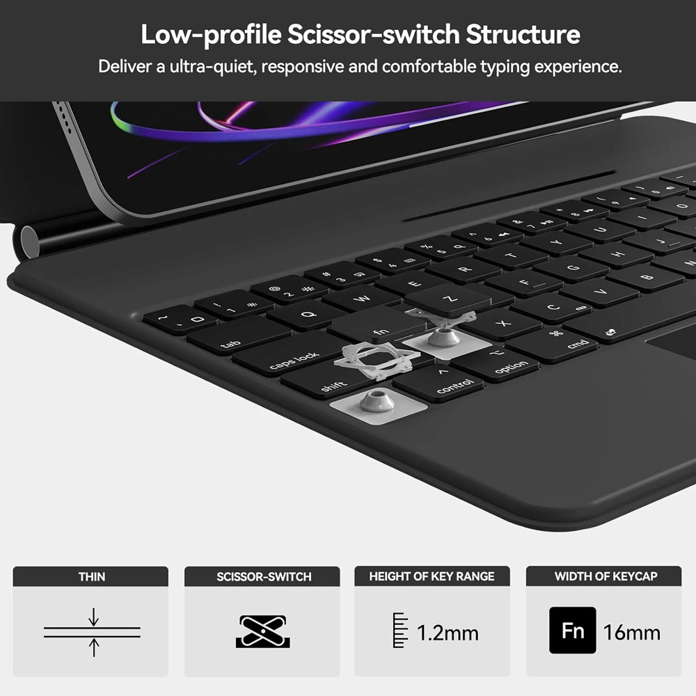 Funda con Teclado Bluetooth pa - Tablet Keyboard Case reseña y precio