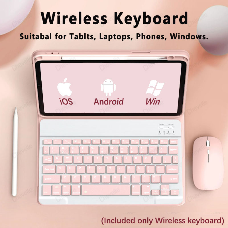 Teclado inalámbrico compatible - Tablet Accessories Keyboard reseña y precio