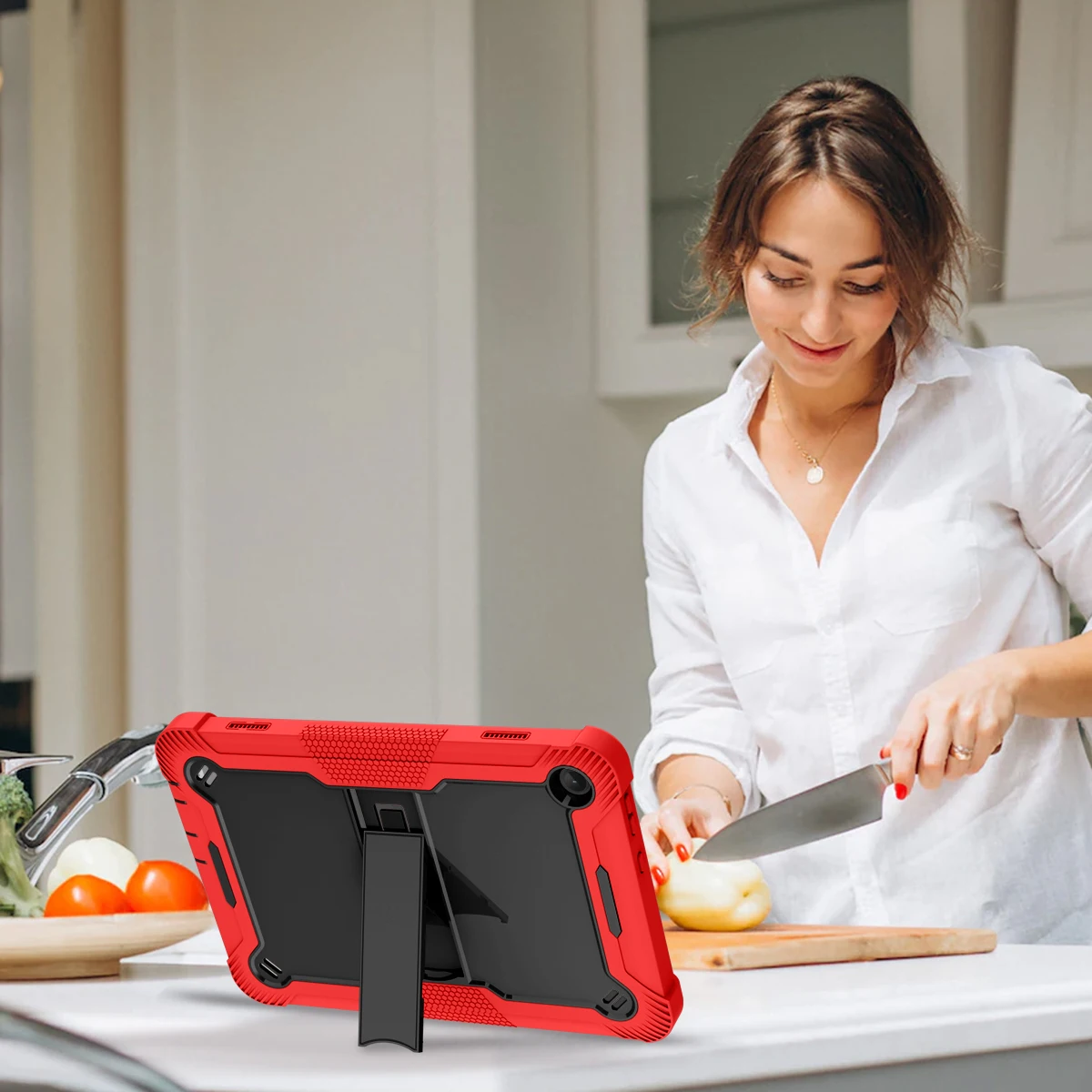 Funda con soporte de armadura  - Tablet Accessories Case reseña y precio