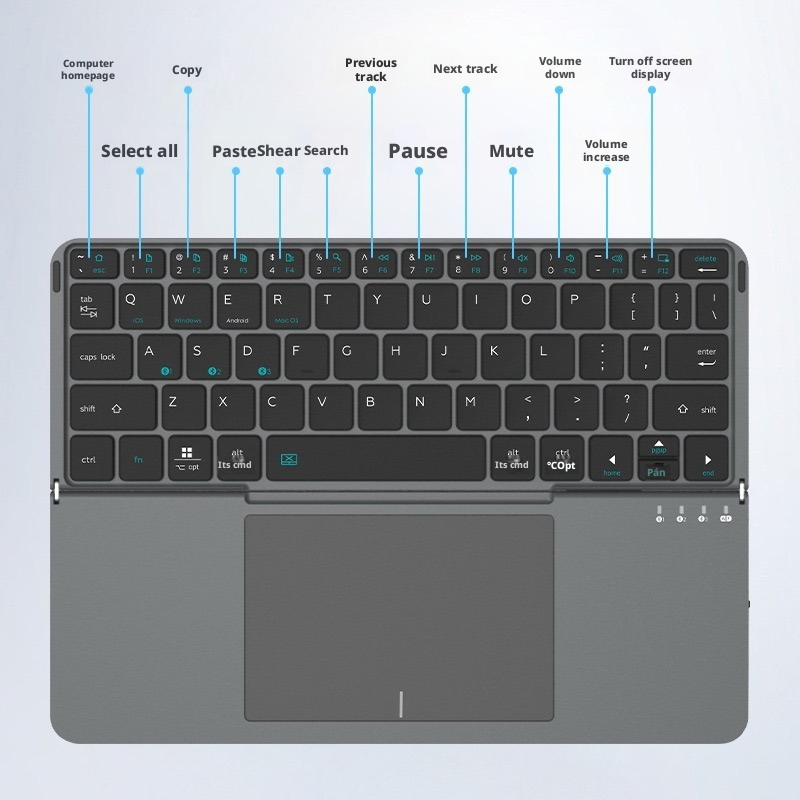 Teclado Plegable para Tablet I - Tablet Accessories Keyboard reseña y precio